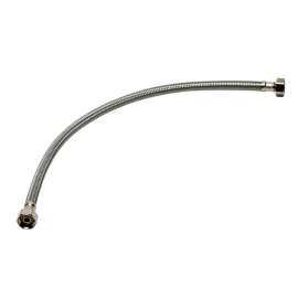 B4F16 Braided Stainless Steel 16-in Faucet Connector with 1/2-in I.P. Female Straight Thread x 1/2-in I.P. Female Straight Thread