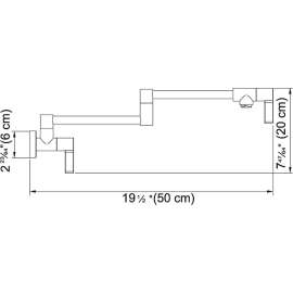 Ambient Wall Mounted Pot Filler Faucet