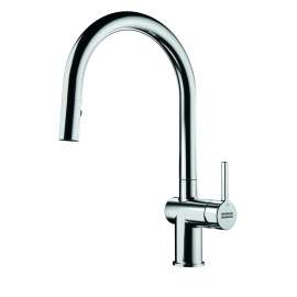 Franke Active 15.1-Inch Single Handle Pull-Down Kitchen Faucet, Act-Pd-Chr