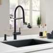 Franke Active 18.5-In Single Handle Semi-Pro Faucet In Matte Black, Act-Sp-Mbk