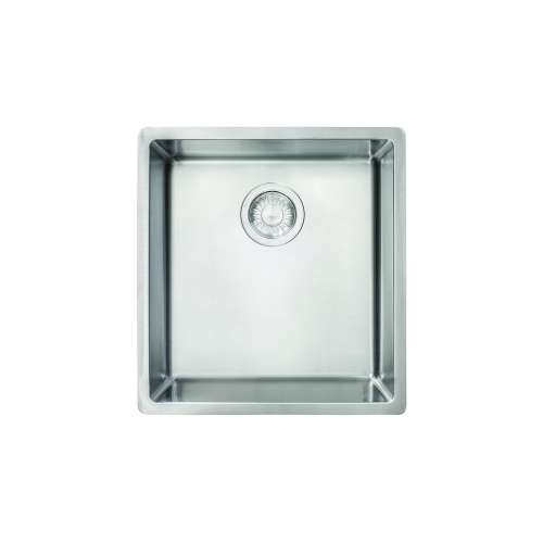 Franke Cube 16.5-In. X 18-In. 18 Gauge Stainless Steel Undermount Single Bowl Prep Sink - Cux11015