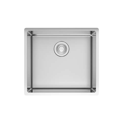 Franke Cube 21.6-In. X 17.75-In. 18 Gauge Stainless Steel Undermount Single Bowl Kitchen Sink - Cux11020