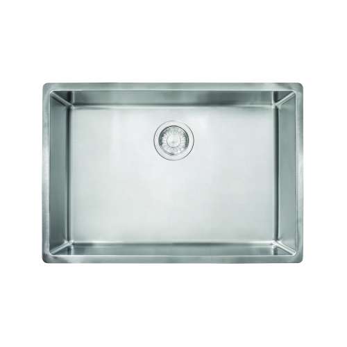 Franke Cube 26.6-In. X 17.7-In. 18 Gauge Stainless Steel Undermount Single Bowl Kitchen Sink - Cux11025