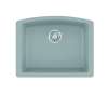 Franke Ellipse 25.0-In. X 19.6-In. Fragranite Undermount Single Bowl Kitchen Sink In Stone Grey