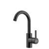 Franke Eos Neo 11.25-Inch Single Handle Swivel Spout Bar Faucet In Industrial Black, Eos-Br-Ibk