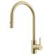 Franke Eos Neo 17-In Single Handle Pull-Down Kitchen Faucet In Gold, Eos-Pd-Gld