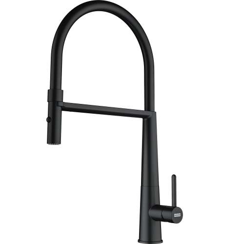 Franke Icon 18-In Single Handle Semi-Pro Kitchen Faucet In Matte Black, Icn-Sp-Mbk