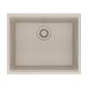 Franke Maris Undermount 21.7-In X 17.8-In Fragranite Single Bowl Kitchen Sink In Champagne