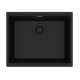 Franke Maris Undermount 21.7-In X 17.8-In Fragranite Single Bowl Kitchen Sink In Matte Black