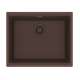 Franke Maris Undermount 21.7-In X 17.8-In Fragranite Single Bowl Kitchen Sink In Mocha