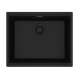 Franke Maris Undermount 21.7-In X 17.8-In Fragranite Single Bowl Kitchen Sink In Onyx