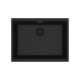 Franke Maris Undermount 25-In X 18.94-In Fragranite Single Bowl Kitchen Sink In Matte Black