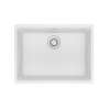 Franke Maris Undermount 25-In X 18.94-In Fragranite Single Bowl Kitchen Sink In Polar White