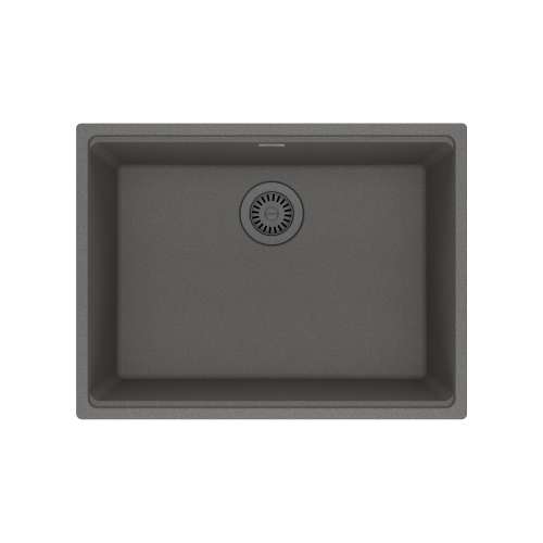 Franke Maris Undermount 25-In X 18.94-In Fragranite Single Bowl Kitchen Sink In Stone Grey