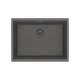 Franke Maris Undermount 25-In X 18.94-In Fragranite Single Bowl Kitchen Sink In Stone Grey