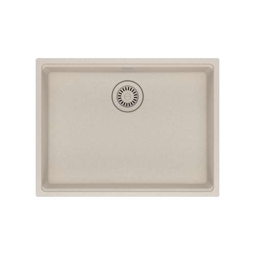 Franke Maris Undermount 25-In X 18.94-In Fragranite Ada Single Bowl Sink In Champagne