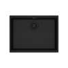 Franke Maris Undermount 25-In X 18.94-In Fragranite Ada Single Bowl Sink In Matte Black