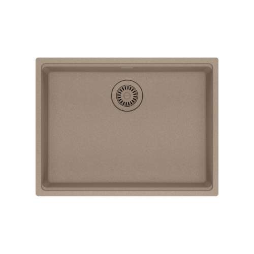 Franke Maris Undermount 25-In X 18.94-In Fragranite Ada Single Bowl Sink In Oyster