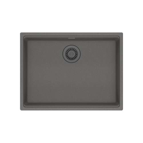 Franke Maris Undermount 25-In X 18.94-In Fragranite Ada Single Bowl Sink In Stone Grey