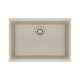 Franke Maris Undermount 27-In X 19-In Fragranite Single Bowl Kitchen Sink In Champagne