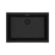 Franke Maris Undermount 27-In X 19-In Fragranite Single Bowl Kitchen Sink In Matte Black