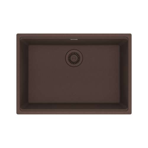 Franke Maris Undermount 27-In X 19-In Fragranite Single Bowl Kitchen Sink In Mocha