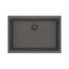 Franke Maris Undermount 27-In X 19-In Fragranite Single Bowl Kitchen Sink In Stone Grey