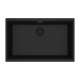Franke Maris Undermount 30-In X 19-In Fragranite Single Bowl Kitchen Sink In Matte Black