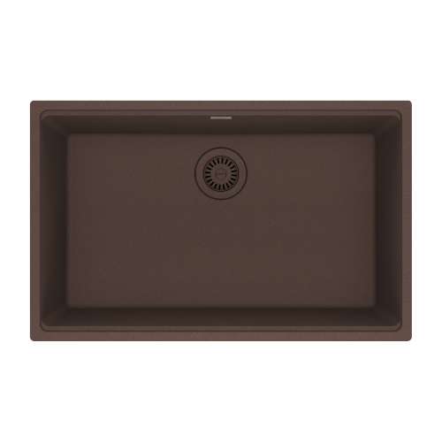 Franke Maris Undermount 30-In X 19-In Fragranite Single Bowl Kitchen Sink In Mocha