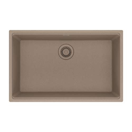 Franke Maris Undermount 30-In X 19-In Fragranite Single Bowl Kitchen Sink In Oyster