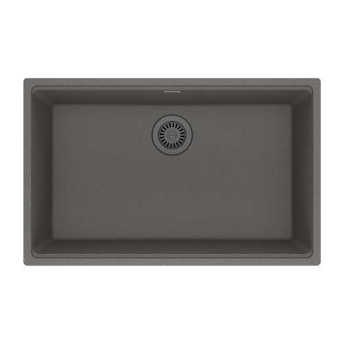 Franke Maris Undermount 30-In X 19-In Fragranite Single Bowl Kitchen Sink In Stone Grey