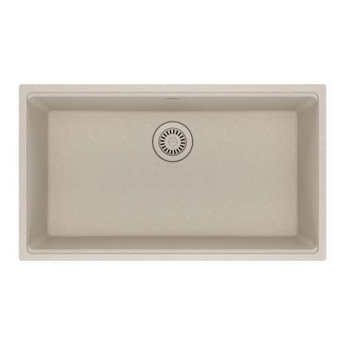 Franke Maris Undermount 31-In X 17.81-In Fragranite Single Bowl Kitchen Sink In Champagne