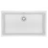 Franke Maris Undermount 33-In X 18.94-In Fragranite Single Bowl Kitchen Sink In Polar White
