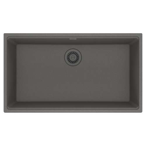 Franke Maris Undermount 33-In X 18.94-In Fragranite Single Bowl Kitchen Sink In Stone Grey