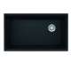 Franke Maris Undermount 33-In X 19.31-In Fragranite Single Bowl Kitchen Sink In Matte Black