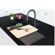 Franke Maris Undermount 33-In X 19.31-In Fragranite Single Bowl Kitchen Sink In Onyx
