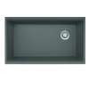 Franke Maris Undermount 33-In X 19.31-In Fragranite Single Bowl Kitchen Sink In Stone Grey