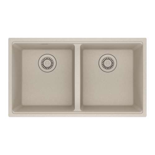 Franke Maris Undermount 31-In X 17.81-In Fragranite Double Bowl Kitchen Sink