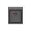 Franke Maris Dual Mount 17.31-In X 19.69-In Fragranite Single Bowl Bar / Prep Sink In Stone Grey