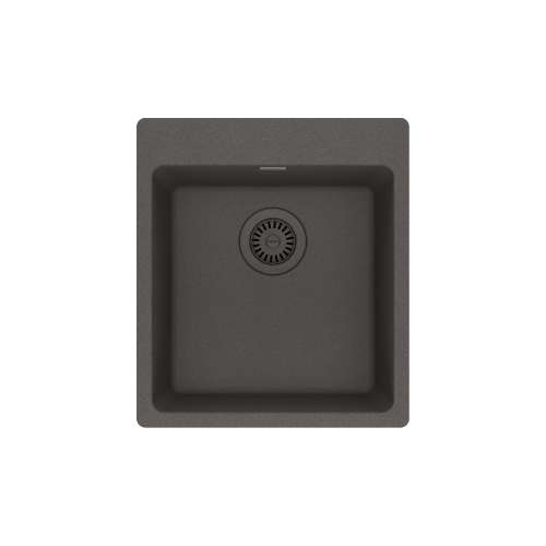 Franke Maris Dual Mount 17.31-In X 19.69-In Fragranite Single Bowl Bar / Prep Sink In Slate Grey