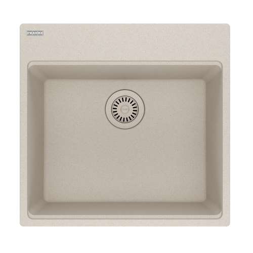 Franke Maris Dual Mount 21.6-In X 20.8-In Fragranite Single Bowl Kitchen Sink