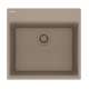 Franke Maris Dual Mount 21.6-In X 20.8-In Fragranite Single Bowl Kitchen Sink In Oyster