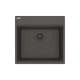 Franke Maris Dual Mount 21.6-In X 20.8-In Fragranite Single Bowl Kitchen Sink In Slate Grey