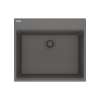 Franke Maris Dual Mount 25-In X 22-In Fragranite Single Bowl Kitchen Sink In Stone Grey