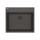 Franke Maris Dual Mount 25-In X 22-In Fragranite Single Bowl Kitchen Sink In Slate Grey
