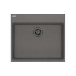 Franke Maris Dual Mount 25-In X 22-In Fragranite Ada Single Bowl Kitchen Sink