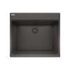 Franke Maris Dual Mount 25-In X 22-In Fragranite Dual Mount Single Bowl Laundry Sink In Slate Grey