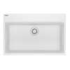 Franke Maris Dual Mount 31-In X 20.88-In Fragranite Single Bowl Kitchen Sink In Polar White
