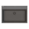 Franke Maris Dual Mount 31-In X 20.88-In Fragranite Single Bowl Kitchen Sink In Stone Grey