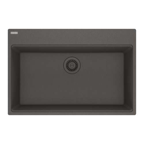 Franke Maris Dual Mount 31-In X 20.88-In Fragranite Single Bowl Kitchen Sink In Slate Grey